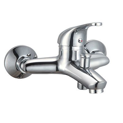 4166-10 torneira de latão monocomando misturador de banheira de parede para água quente / fria