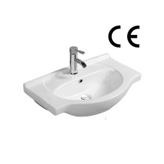 YS27201-65 Bacia de gabinete de cerâmica, pia, pia de lavatório;