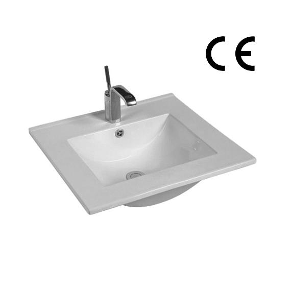 YS27286-50 Bacia de gabinete de cerâmica, pia, pia de lavatório;