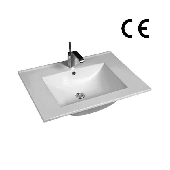 YS27286-60 Bacia de gabinete de cerâmica, pia, pia de lavatório;