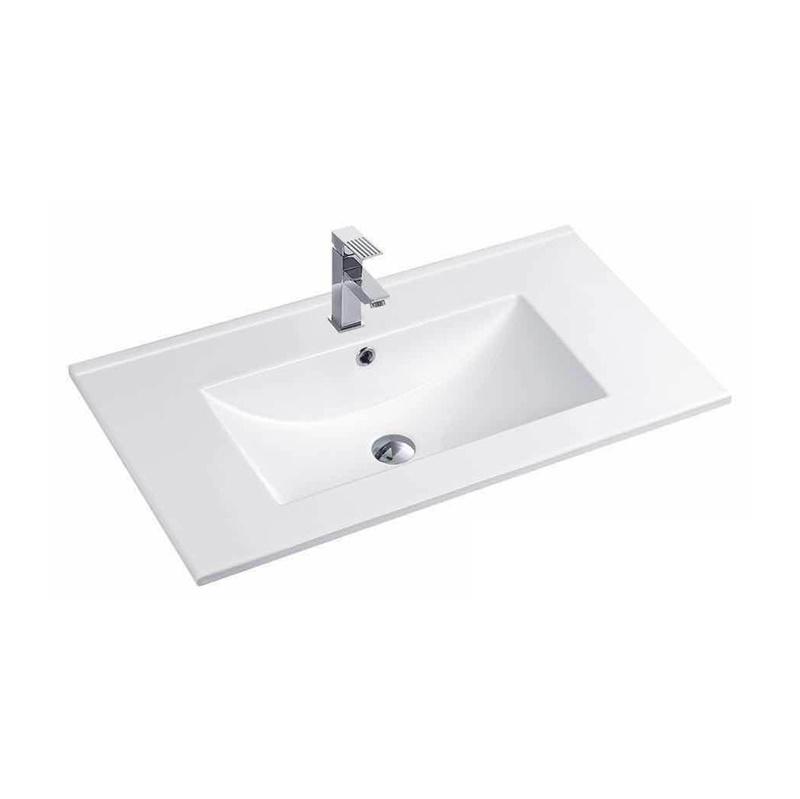 YS27286W-70 lavatório de cerâmica vitrificada branca mate, lavatório, pia de lavatório;