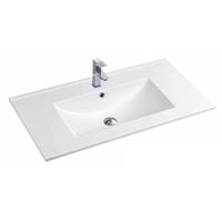 YS27286W-80 lavatório de cerâmica vitrificada branca mate, lavatório, pia de lavatório;