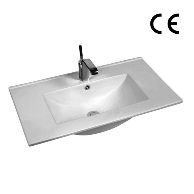 YS27297-70 Bacia de gabinete de cerâmica, pia, pia de lavatório;