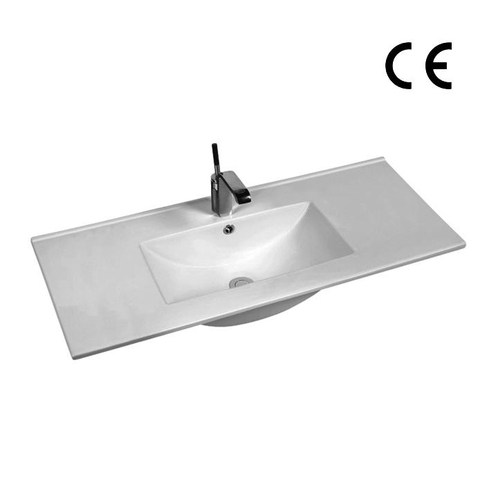 YS27297-90 Bacia de gabinete de cerâmica, pia, pia de lavatório;