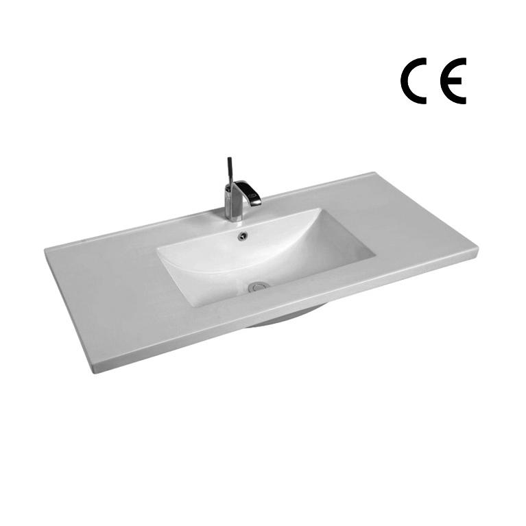 YS27298-100 Bacia de gabinete de cerâmica, pia, pia de lavatório;