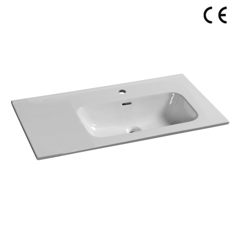YS27310-100R Bacia de gabinete de cerâmica, pia, pia de lavatório;