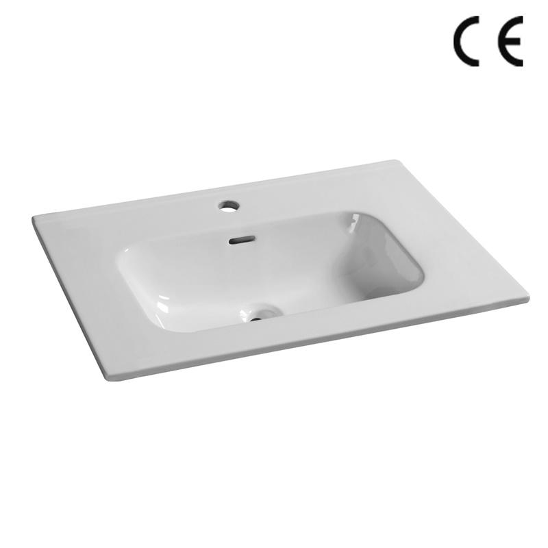 YS27310-70 Bacia de gabinete de cerâmica, pia, pia de lavatório;