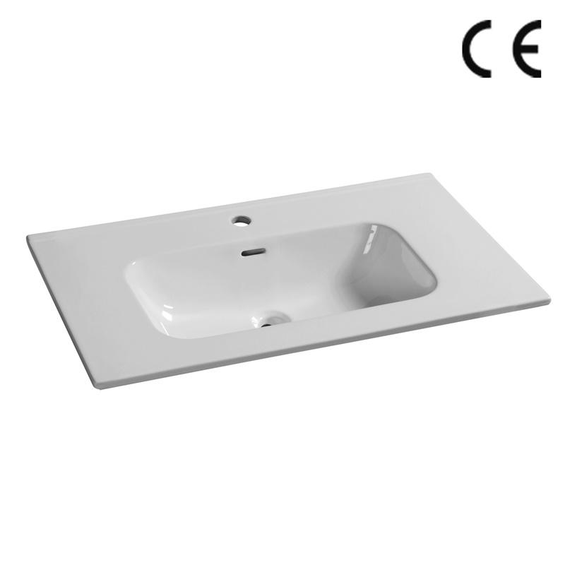 YS27310-80 Bacia de gabinete de cerâmica, pia, pia de lavatório;