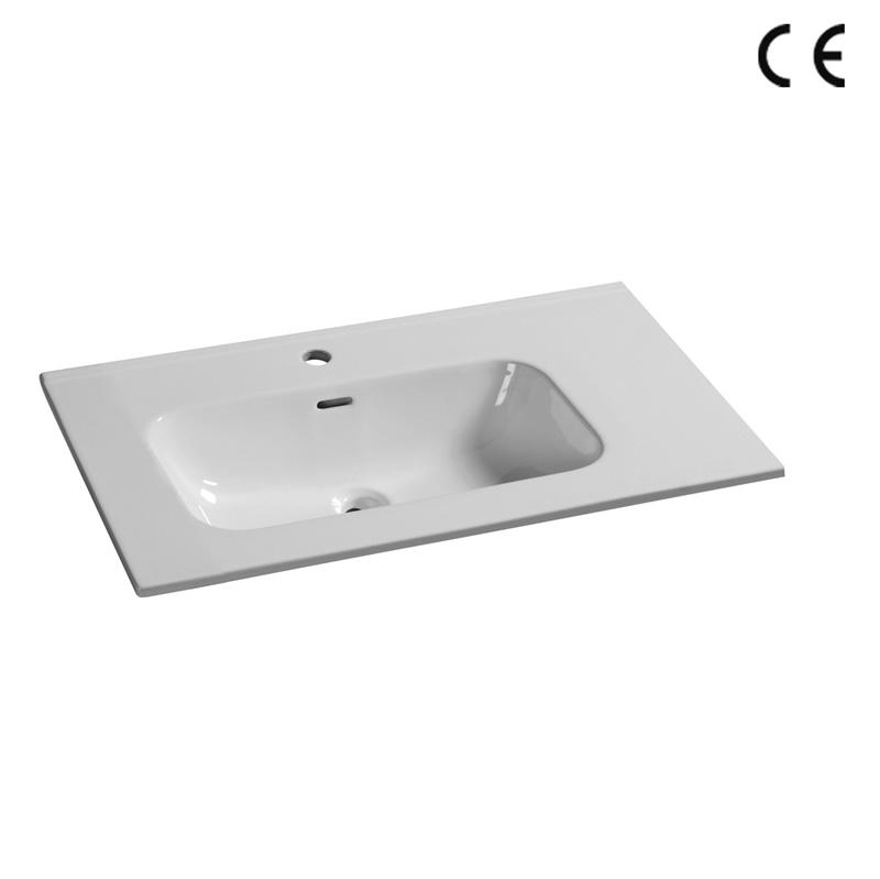 YS27310-80L Bacia de gabinete de cerâmica, pia, pia de lavatório;