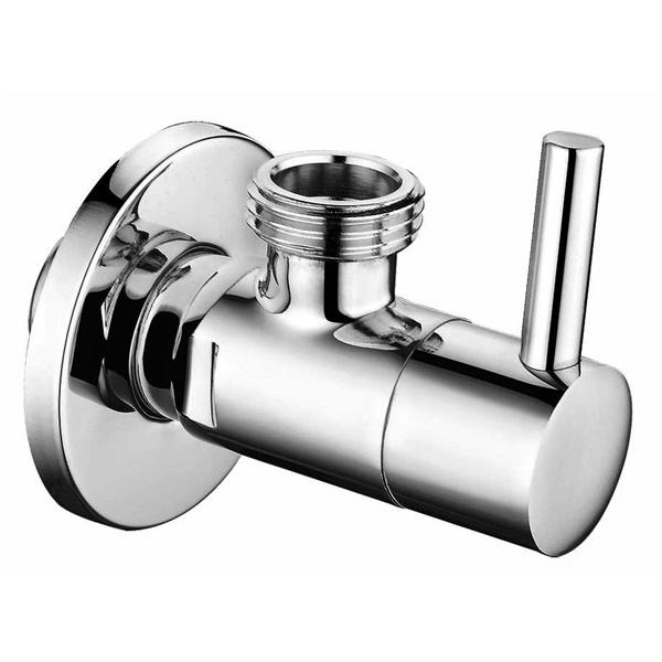 Válvula angular de latão YS467A, válvula angular de corte de água, para torneira e vaso sanitário, montada na parede;