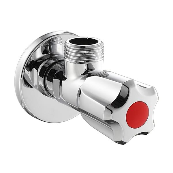 Válvula angular de latão YS470, válvula angular de corte de água, para torneira e vaso sanitário, montada na parede;