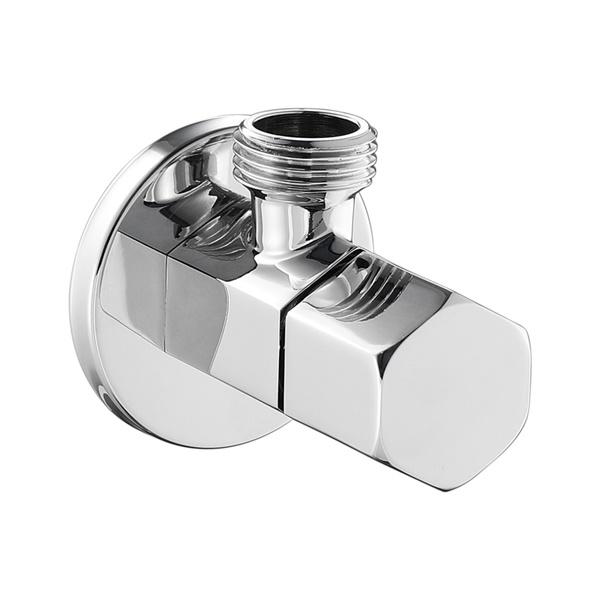 Válvula angular de latão YS471, válvula angular de corte de água, para torneira e vaso sanitário, montada na parede;