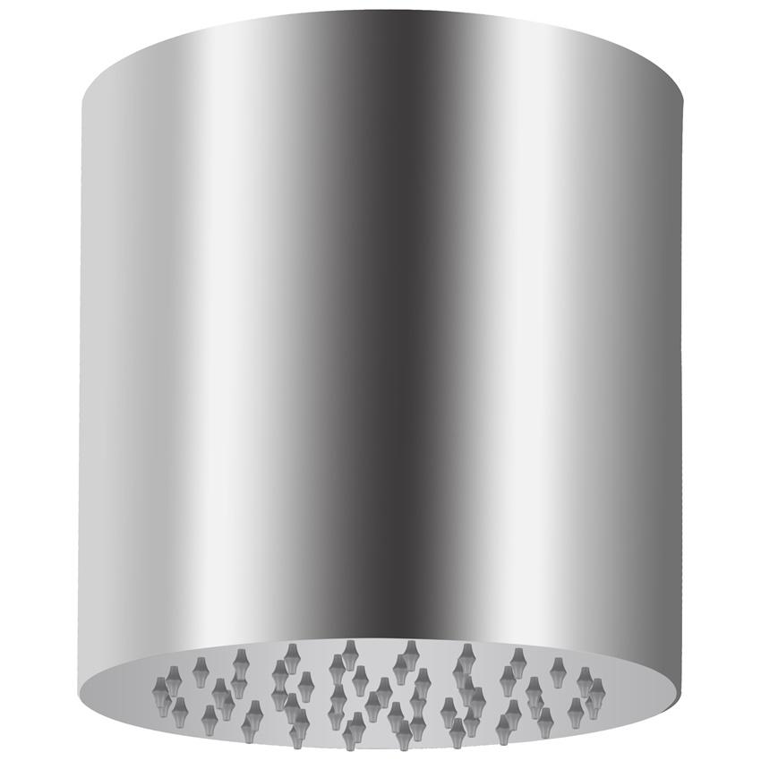 Cabeça de chuveiro YS78114 SUS304, cabeça de chuveiro de chuva, design de cilindro;