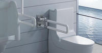 S39407 Barras de apoio para banheiros, barras de apoio dobráveis, corrimão de segurança, barras de apoio antiderrapantes;
