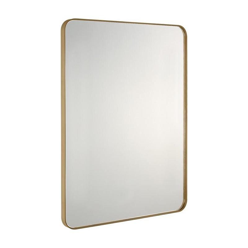 YS57006-70 Espelho de banheiro, espelho com moldura de latão