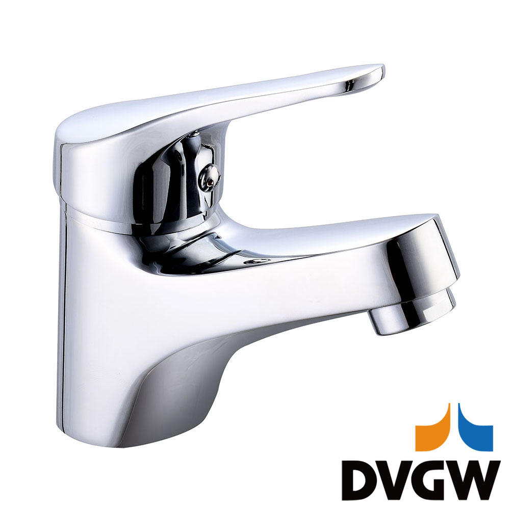 4135-30 DVGW certificada, torneira de latão de alavanca única de água quente / fria montada em tanque misturador de lavatório
