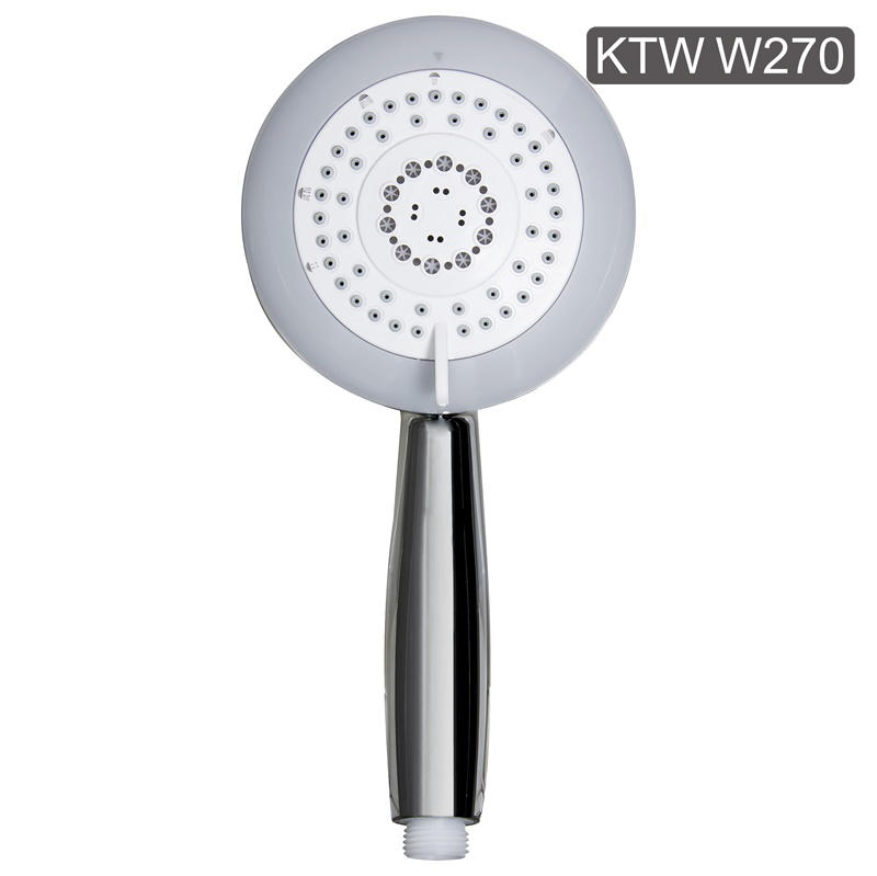 YS31113 Certificação KTW W270, chuveiro de mão ABS, chuveiro móvel, chuveiro de mão LED