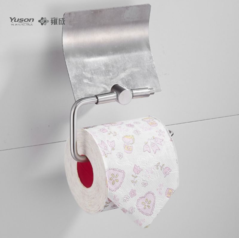 15586 Acessórios elegantes para banheiro, suporte para papel higiênico, suporte para rolo de papel higiênico de zinco/latão/SUS, montado na parede (Série 15500)