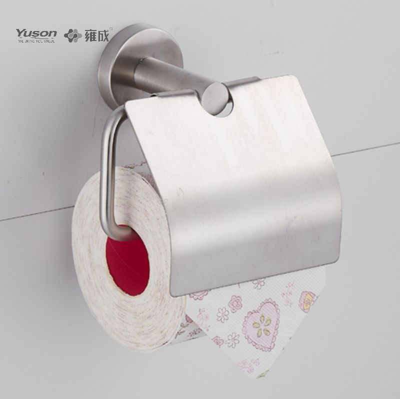 15586 Acessórios elegantes para banheiro, suporte para papel higiênico, suporte para rolo de papel higiênico de zinco/latão/SUS, montado na parede (Série 15500)