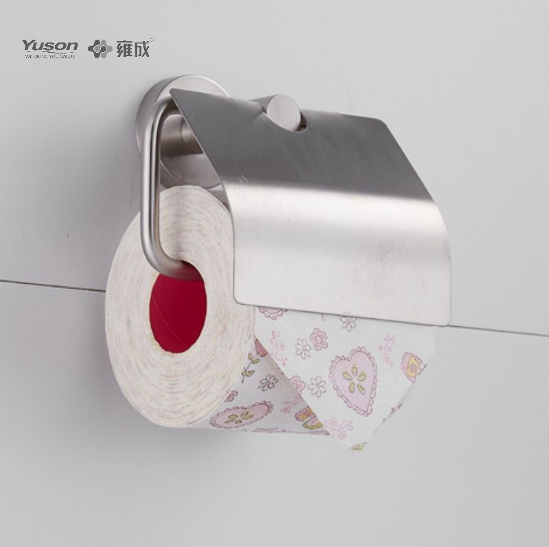 15586 Acessórios elegantes para banheiro, suporte para papel higiênico, suporte para rolo de papel higiênico de zinco/latão/SUS, montado na parede (Série 15500)