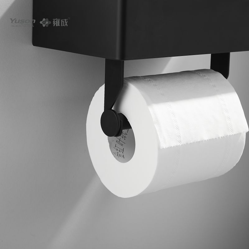 18786D Acessórios de banheiro elegantes, suporte para papel higiênico, suporte para rolo de papel higiênico de zinco/latão/SUS, montado na parede (Série 18700)