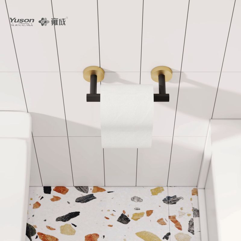 19286P Acessórios de banheiro elegantes, suporte de papel higiênico, suporte de rolo de papel higiênico de zinco/latão/SUS, montado na parede (Série 19200)