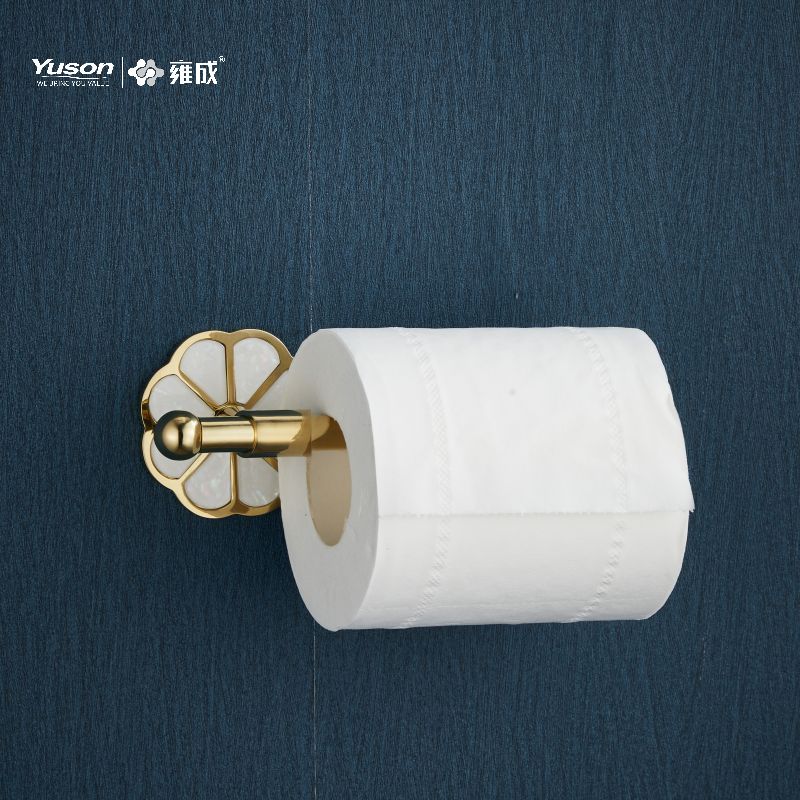 21086 Acessórios elegantes para banheiro, suporte para papel higiênico, suporte para rolo de papel higiênico de zinco/latão/SUS, montado na parede (Série 21000)