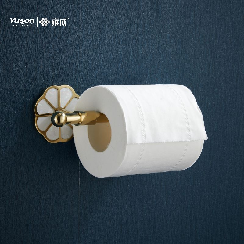 21086 Acessórios elegantes para banheiro, suporte para papel higiênico, suporte para rolo de papel higiênico de zinco/latão/SUS, montado na parede (Série 21000)