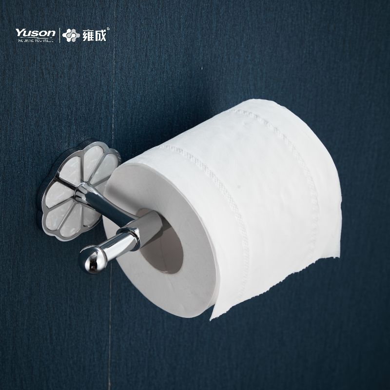 21086 Acessórios elegantes para banheiro, suporte para papel higiênico, suporte para rolo de papel higiênico de zinco/latão/SUS, montado na parede (Série 21000)
