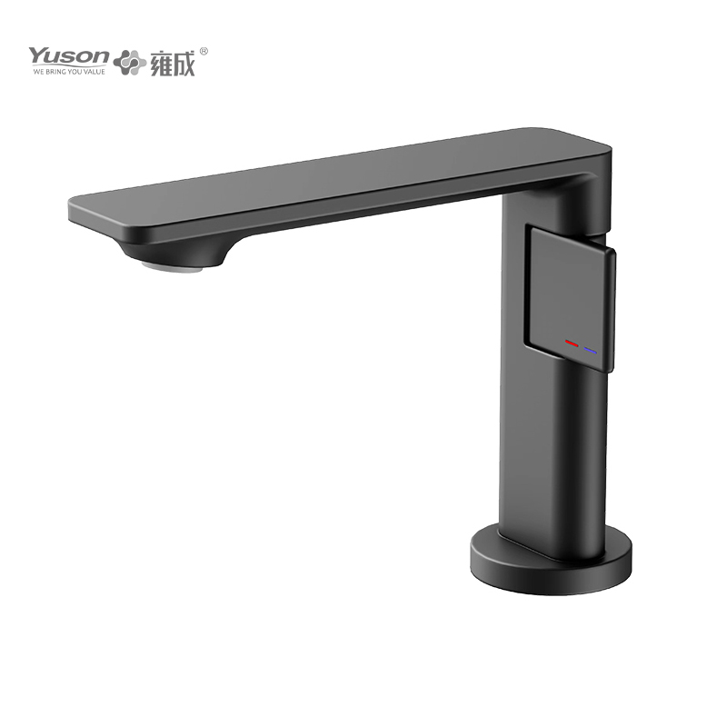 2093-30 Torneira de latão monocomando misturador para bacia de água quente e fria montada no convés